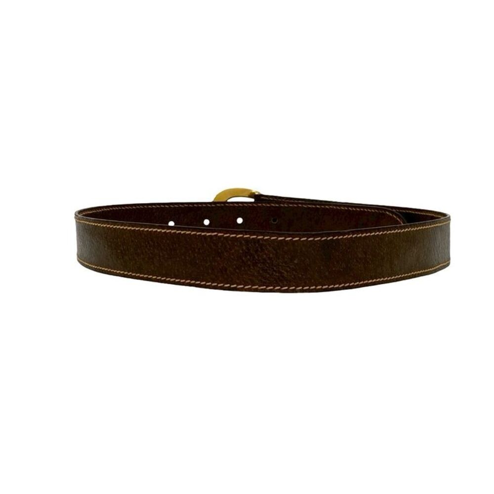 Gucci Horseshoe Leather Belt - Picture 6 of 6